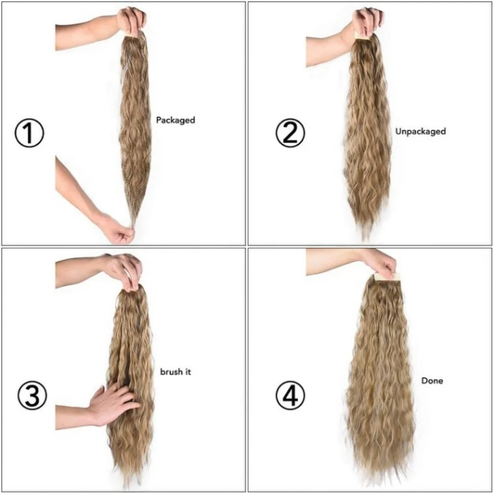 Blooming Hair 24 Magic Paste Ponytail Ext…